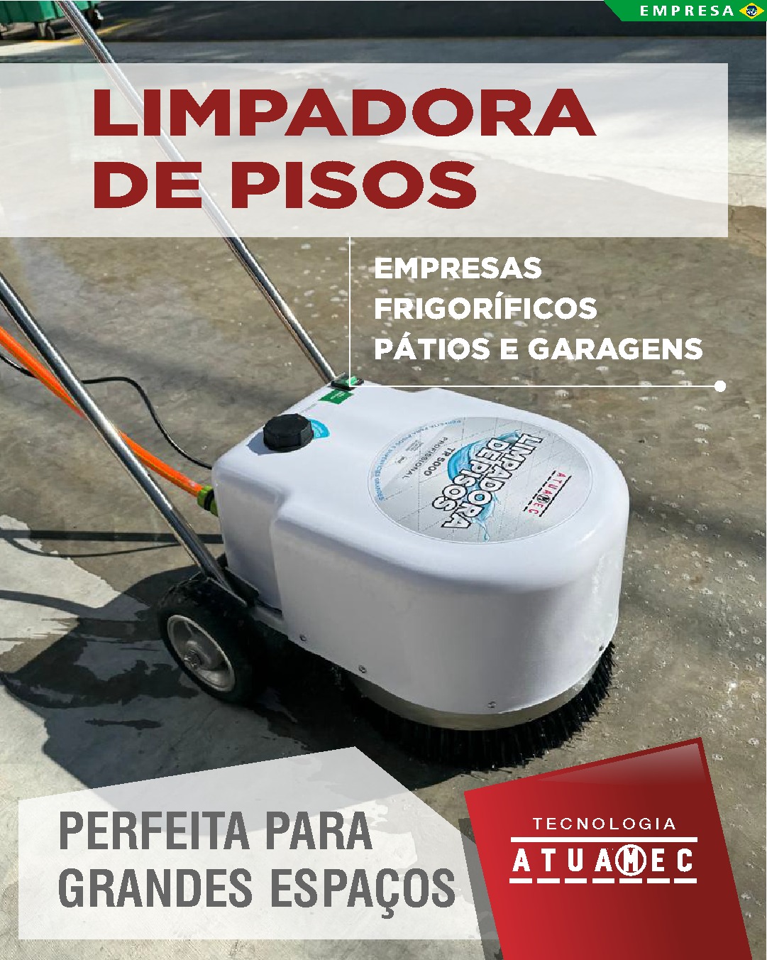 Tecnologia única em nosso Limpador de Pisos